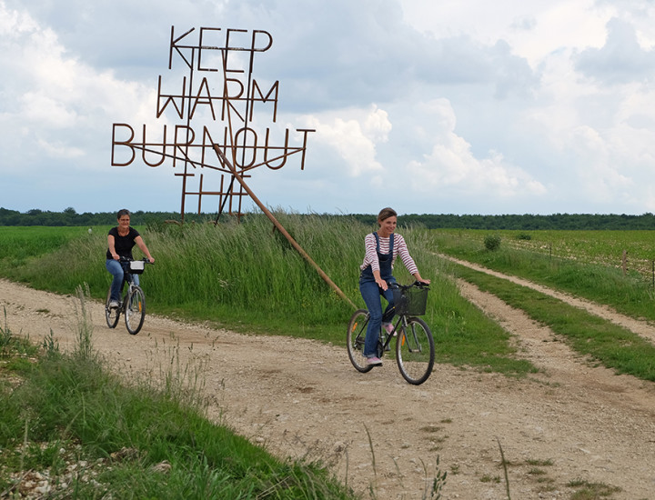 A vélo sur Vent des Forets