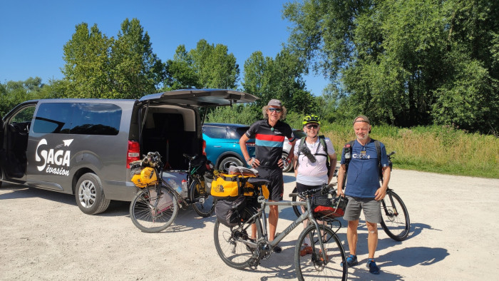 Transfert vélo avec Saga Evasion