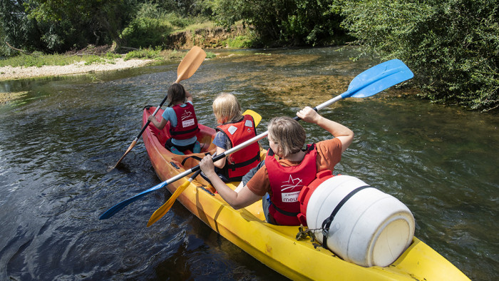 Canoë sur la Meuse