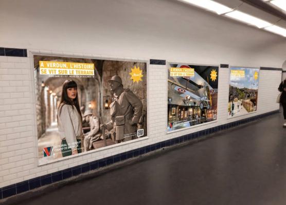 Affichage métro parisien