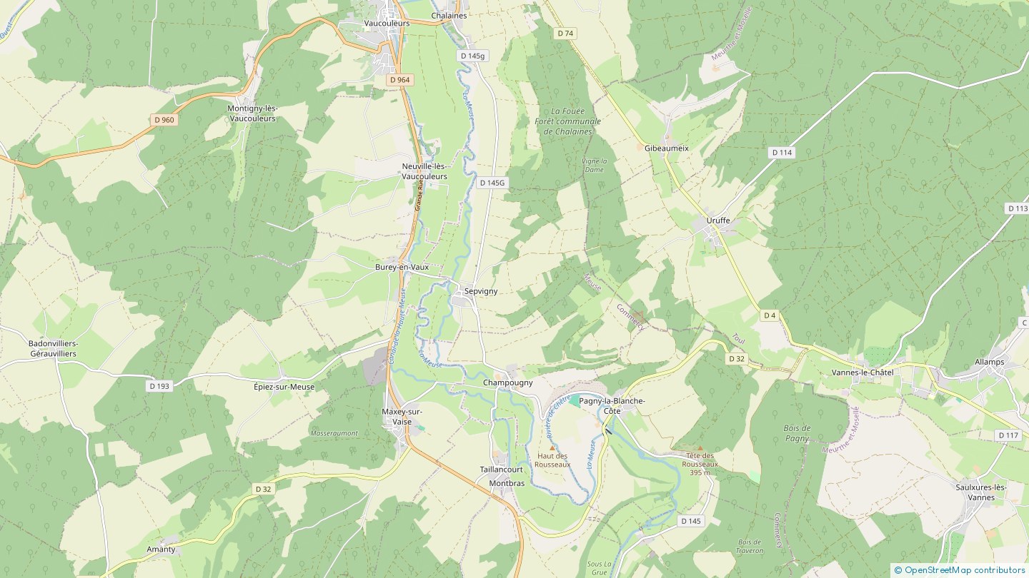 Chemin d'Uruffe Sepvigny