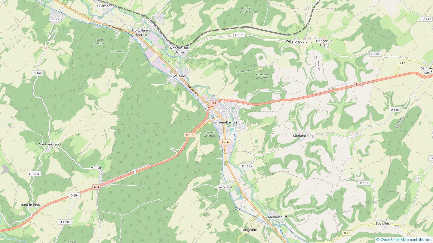 Place de la Gare Ligny en Barrois