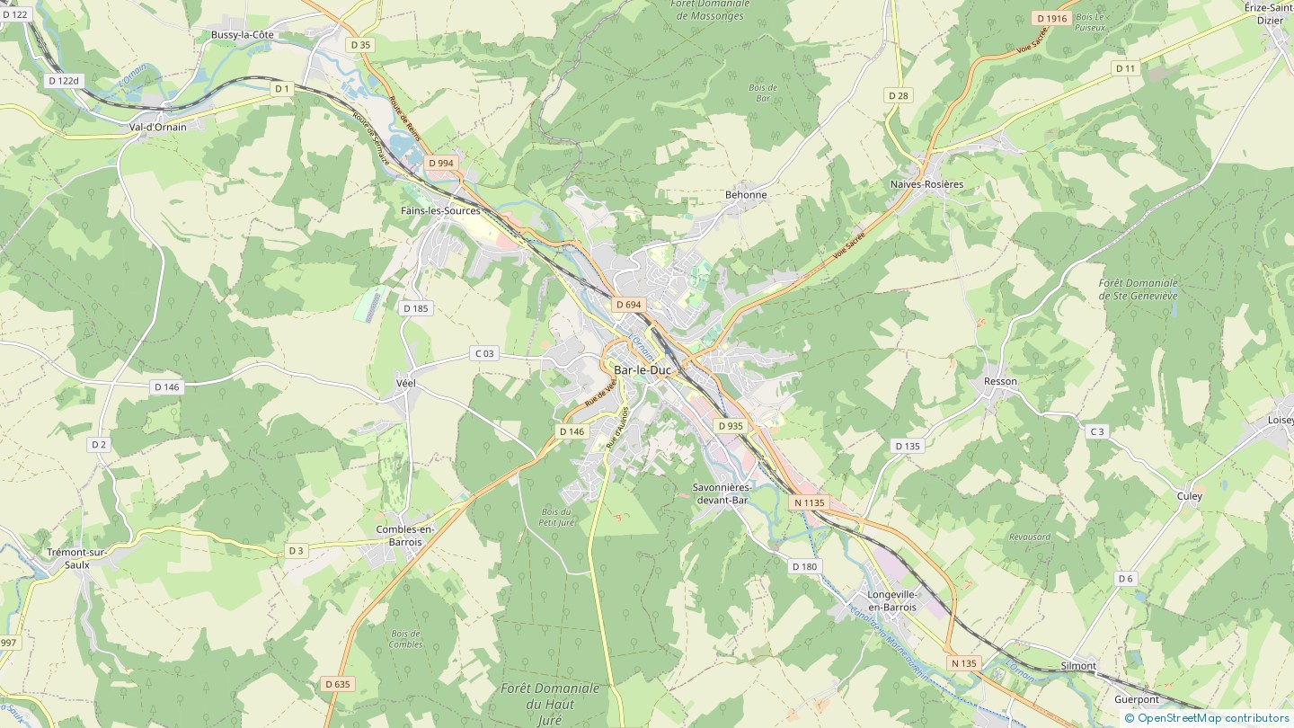 Dans les Rues de la Ville Bar le duc