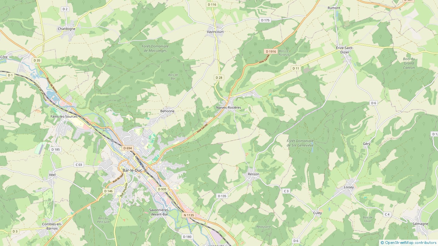 Chemin de Boussière Naives Rosieres