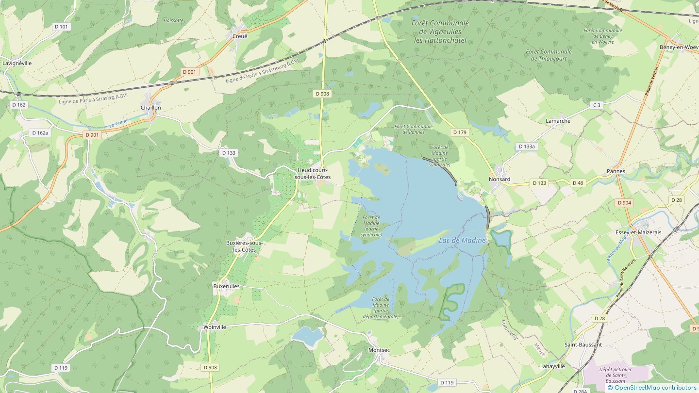 Lac de Madine Heudicourt sous les Cotes