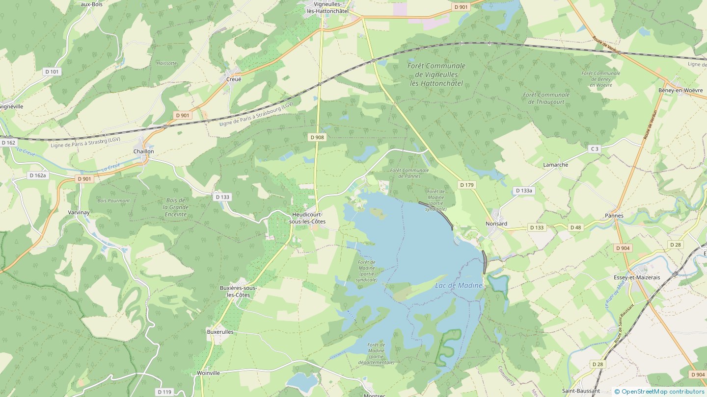 Lac de Madine Heudicourt sous les Cotes