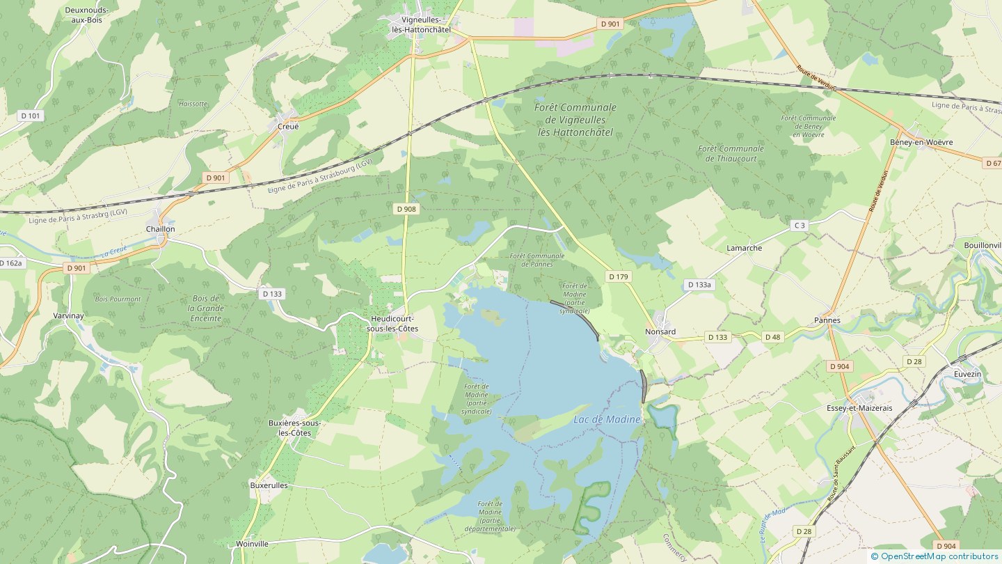 Lac de Madine Heudicourt sous les Cotes