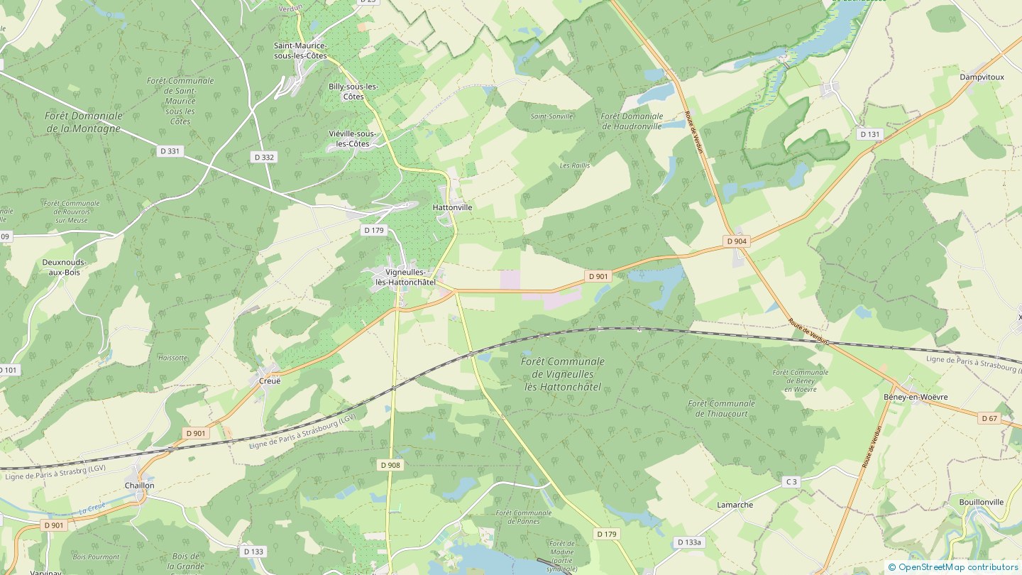Route de Saint Benoit Vigneulles les Hattonchatel