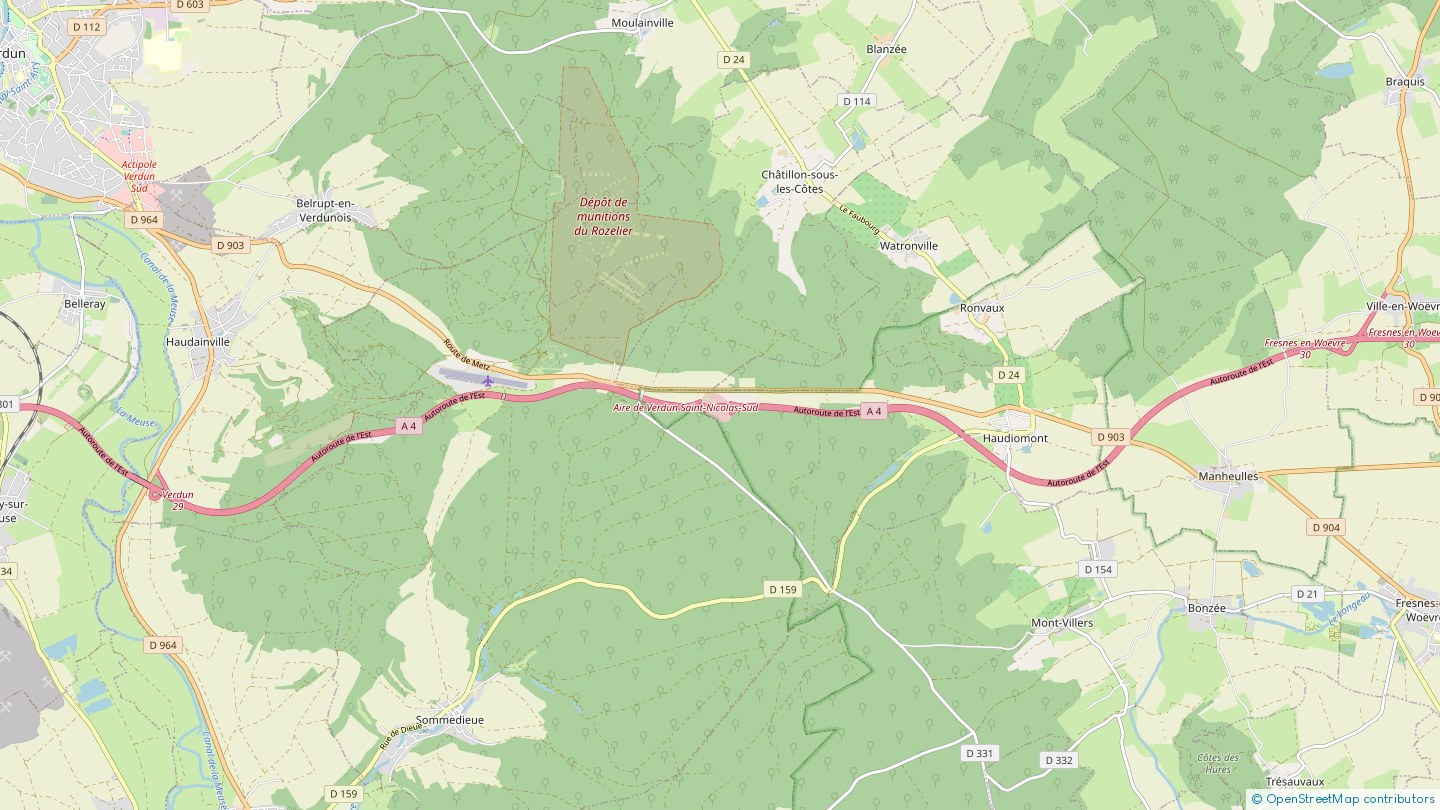 Autoroute a4 Haudiomont