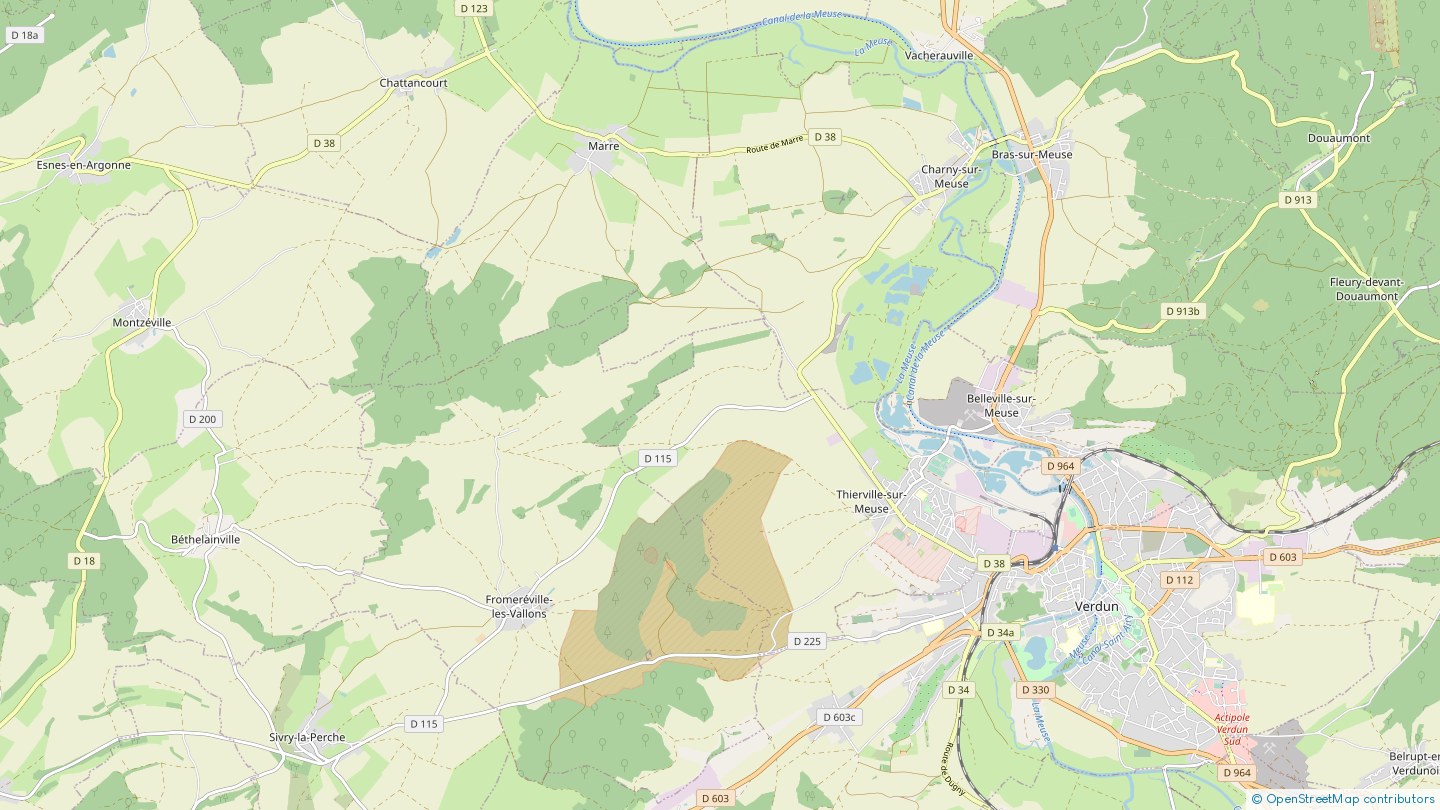 Route Départementale 115 Thierville sur Meuse