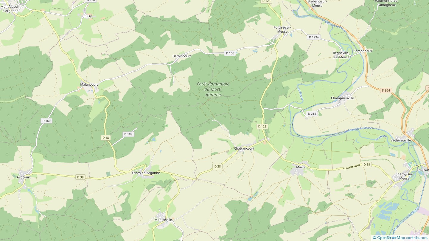 Parking du Monument du Motrhomme Chattancourt