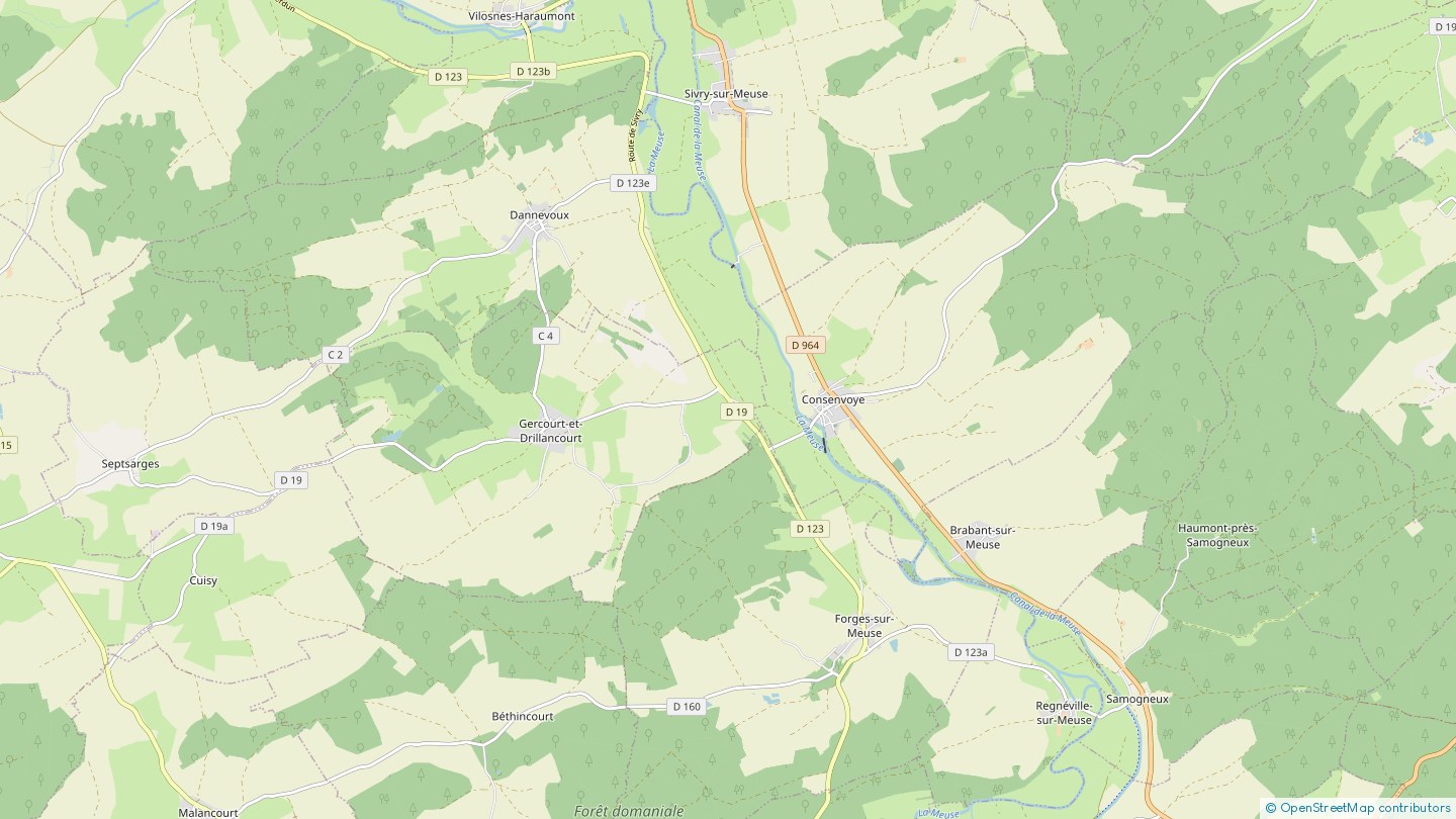 4 la Côte des Grands Prés Gercourt et Drillancourt